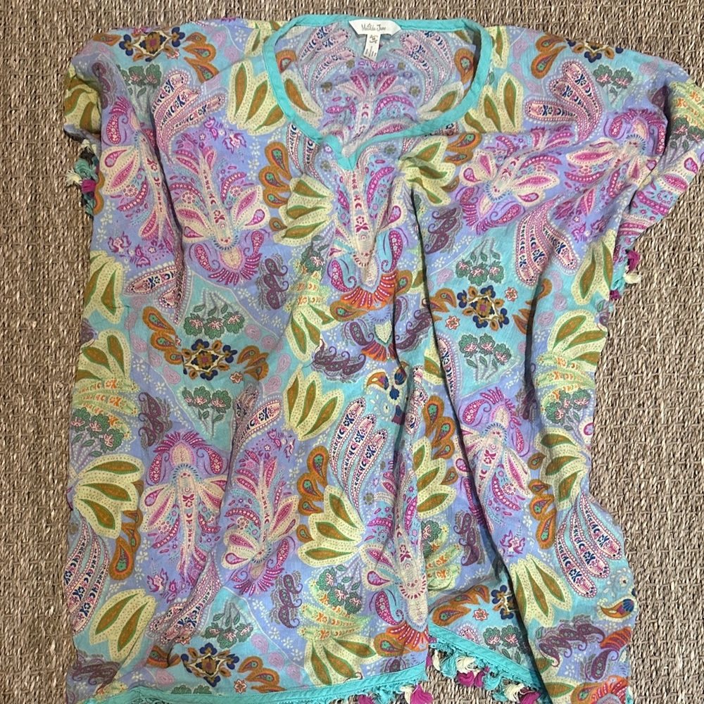 Vibrant Matilda Jane Paisley Swim Coverup